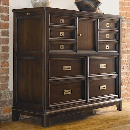 10 Drawer Dressing Chest with 1 Door